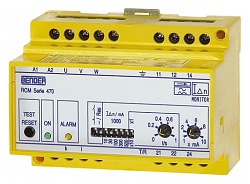 RCM 470DY - Monitor rezidu�ln�ch proud�