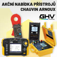 Akční nabídka měřicích přístrojů CHAUVIN ARNOUX do 31.8.2025