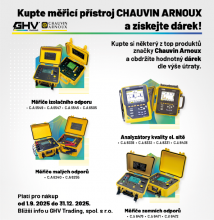 Kupte si přístroj od Chauvin Arnoux a získejte dárek ZDARMA