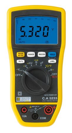 Nové multimetry CHAUVIN ARNOUX C.A 5231 a C.A 5233  kategorii CAT IV