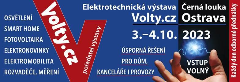 Elektrotechnická výstava Volty.cz 2023 - vstup ZDARMA