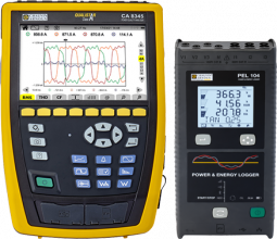 Analyzátory a záznamníky kvality elektrické energie  firmy Chauvin Arnoux