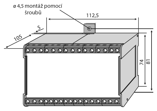 Rozměry pozdra XM112