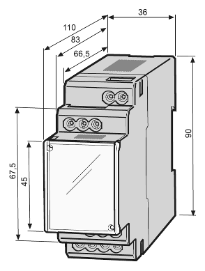 Rozměry pozdra XM421