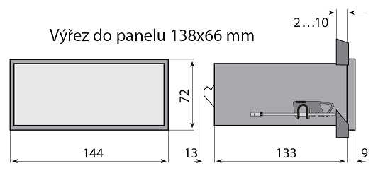 Rozměry pozdra X300