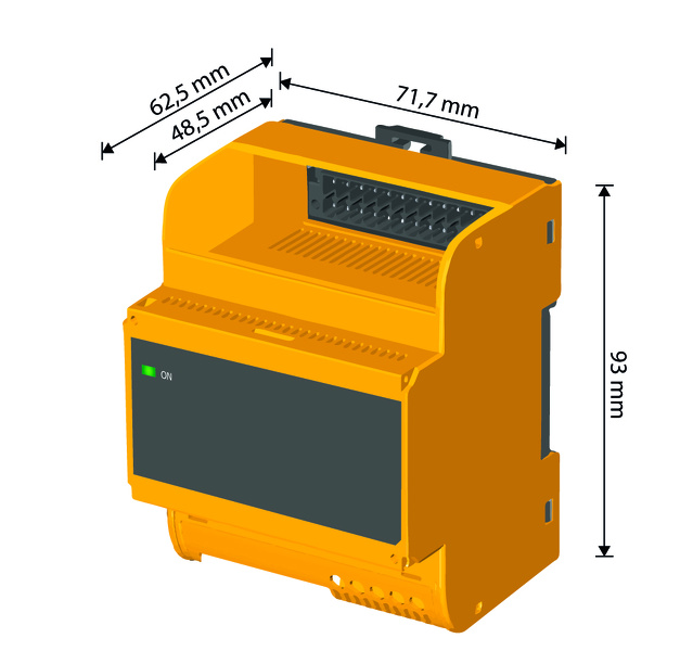 Rozměry pouzdra CD440