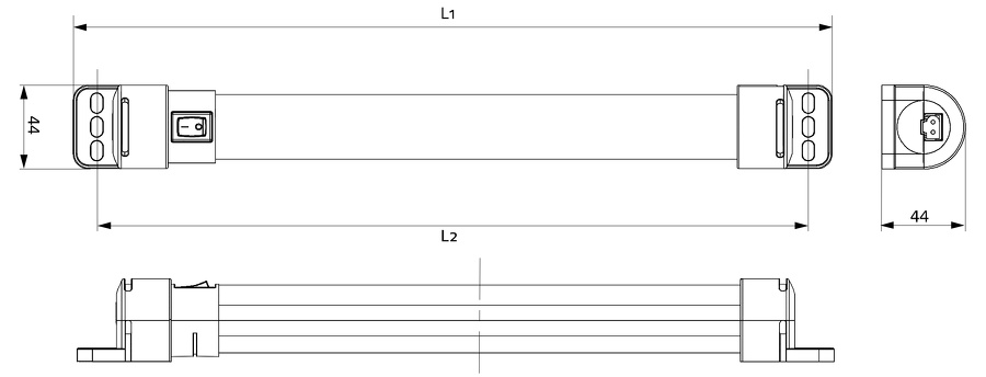 Schéma svítilny LED 021/022