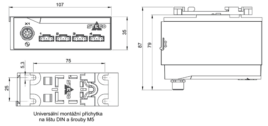 Schéma Sensor Hub SHC 071