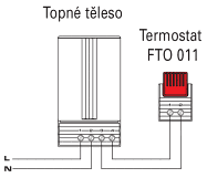 Připojení termostatu FTO 011