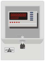 Bezpečnostní uzávěr na vstupní elektronické zařízení