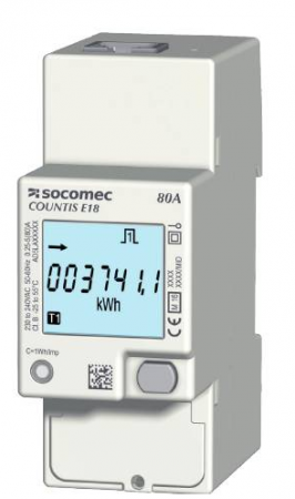 COUNTIS E18, 1fáz. 80A, MODBUS TCP + webserver Elektroměr