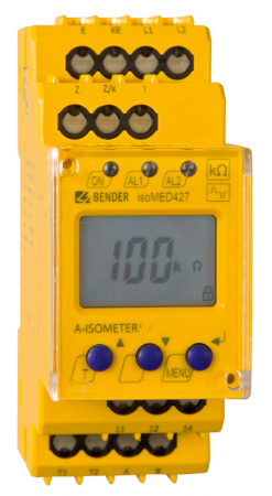 isoMED427 - Hlídač izolačního stavu pro zdravotnické prostory