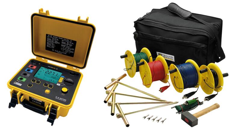 C.A 6470N + 100M KIT - Digitální měřič zemního odporu
