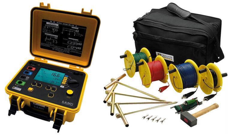 C.A 6471 + 100M KIT - Digitální měřič zemního odporu
