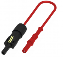 PVF2317- 100cm, červený Měřící vodič - PV