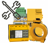 Nastavení a oživení všech přístrojů Bender, Socomec a přepínačů ABB