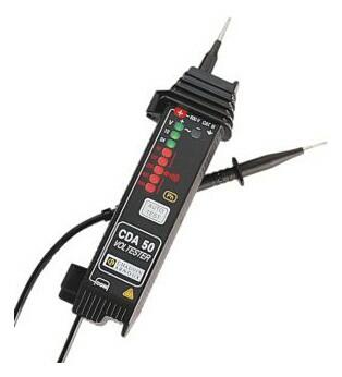 CDA 50 - Zkoušečka napětí a propojení s LED