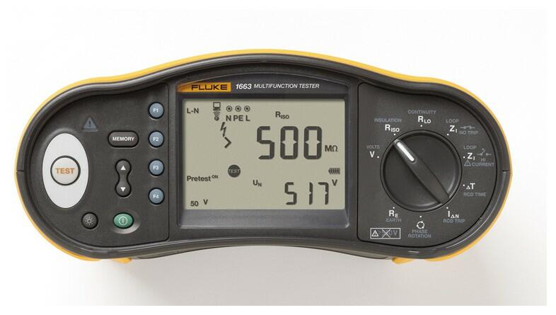 Fluke 1663 - Tester elektrických instalací_2