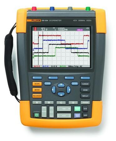 Fluke 190-504 - Scopemetr (přenosný bateriový osciloskop)