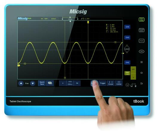 Micsig TOxxx - Scopemeter (přenosný bateriový osciloskop)