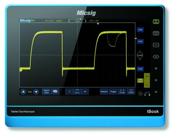 Micsig TOxxx - Scopemeter (přenosný bateriový osciloskop)