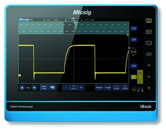 Micsig TOxxx - Scopemeter (přenosný bateriový osciloskop)