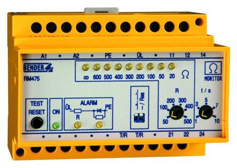 RM475 - Monitor odporu smyčky a propojení PE vodičů