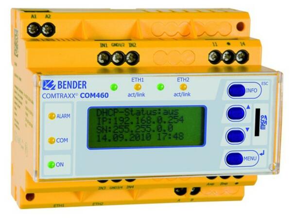 COM460IP - Převodník rozhraní BMS - ModBus/TCP