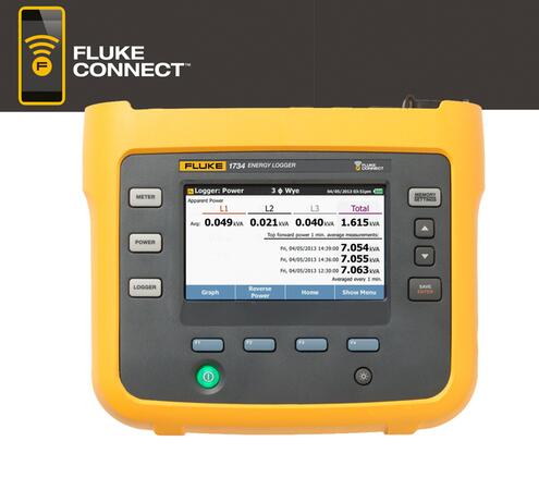 Fluke 1732_1734 - Záznamník elektrické energie s logem FC