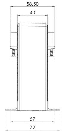 Rozměry CCT 41.4 - boční pohled
