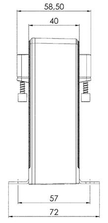 Rozměry CCT 41.4 - boční pohled