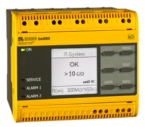 Hlídač izolačního stavu isoHR685W-x-I-B