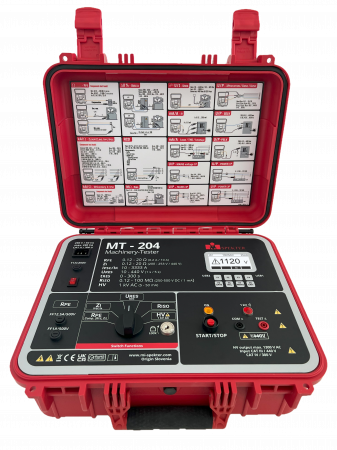 MT-204 - Tester elektrických částí strojních zařízení