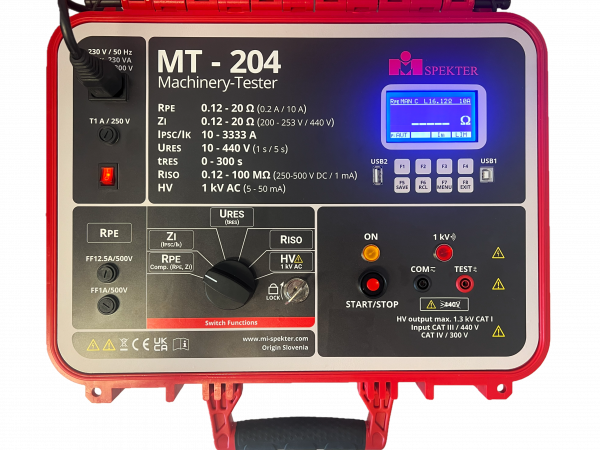 MT-204 - Tester elektrických částí strojních zařízení - #2