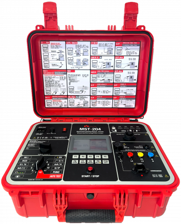 MST-204 - Tester elektrických částí strojních zařízení