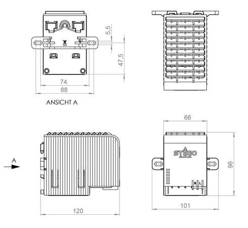 CS 032 Basic - Výkonné polovodičové topné těleso s ventilátorem - #1