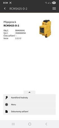 Bender Connect App - úvodní obrazovka