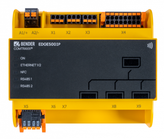 EDGE500IP - Monitor stavu s funkcí převodníku rozhraní pro integraci a poskytování dat zařízení Bender