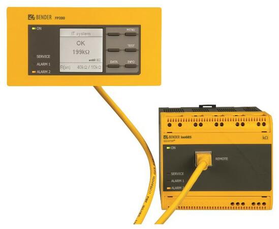 iso685 - Hlídač izolačního stavu s panelem FP200