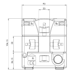 KSKBU 23 - Měřicí transformátor proudu násuvný s rozebíratelným jádrem, na kabel i pasovinu s výstupem 0,333 mV - #1