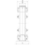 KSKBU 812 - Měřicí transformátor proudu násuvný s rozebíratelným jádrem, na kabel i pasovinu s výstupem 0,333 mV - #2