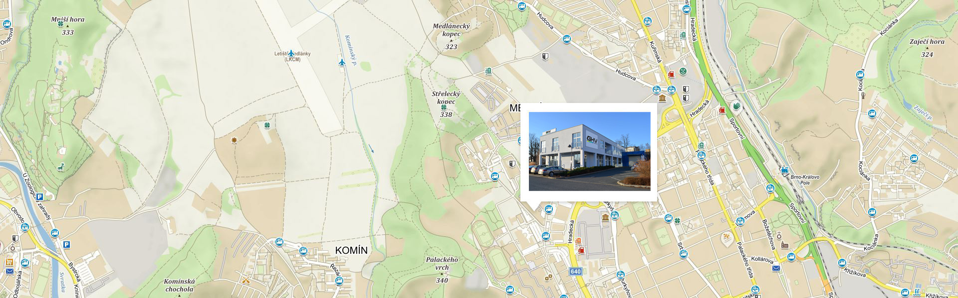 GHV - mapa
